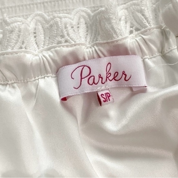 FINAL SALE Parker White Lace Off-Shoulder Top, size Small fits like Medium - Picture 3 of 7